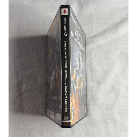 Fantastic Four Rise of the Silver Surfer PS2 Case & Manual Only (No Game) - Picture 3 of 4